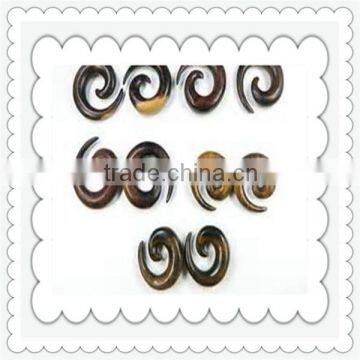 Acrylic Spiral Earrings O rings ear ring