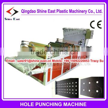 Film punch machine / plastic film perforation machine