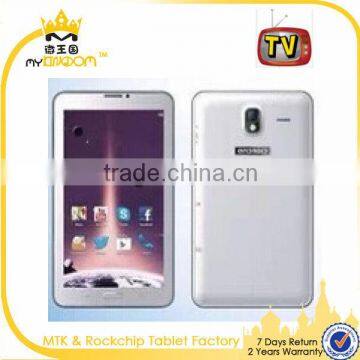 Shenzhen 7 inch smart android 4.2 analog tv tablet pc with gps tv radio