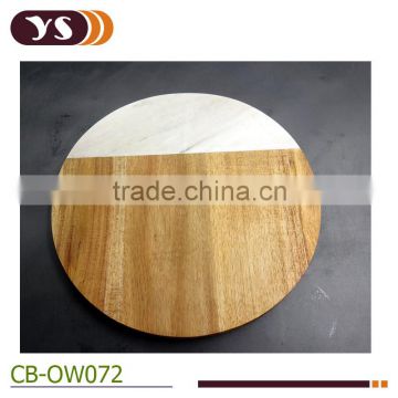 Round acacia and Marble Chopping Board