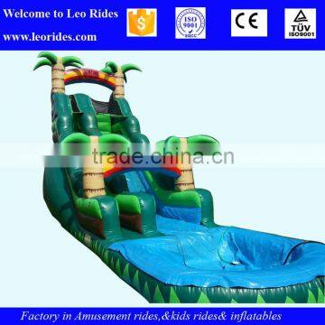 giant inflatable water slide for adult, inflatable pool with slide