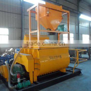 Ready-mix Twin Shaft Concrete Mixer JS500 for block making machine