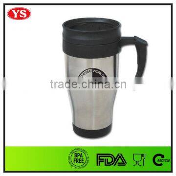 400ml Insulated Custom Logo Stainless Steel Thermal Coffee Mug With Handle photo-1