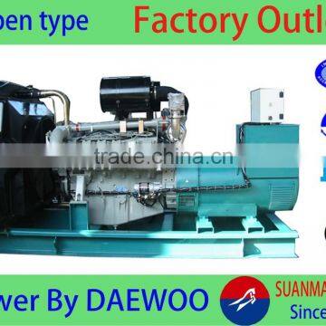 Cheap Chinese factory Korean Doosan daewoo marine engines DB58 50KW/62KVA small diesel generator(50~620KW)