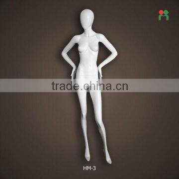 Fashion plastic female mannequin/dummy doll/woman full body mannequin HM-3