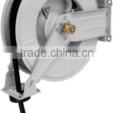 Adjustable high pressure oil /grease hose reel