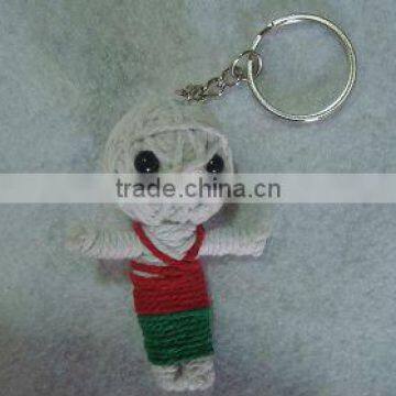 Hawaii style cute voodoo doll key chain have CE identification