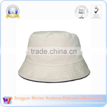 Fashion towel bucket hat custom bucket hat with string plain white cotton bucket hat