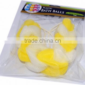 Cheap price body bath puff sponge net ball sponge for shower