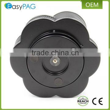 China Factory Made Desktop Fancy Custom Rotating Metal Mesh Pen Holder