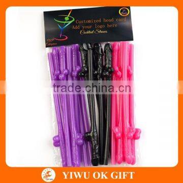 Hot Sale Cheap Willy Drinking Straws Girls Night Sex Toys Plastic Drinking Straws