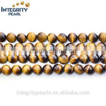 4mm 6mm 8mm 10mm 12mm brown natural round good quality tiger eye stone