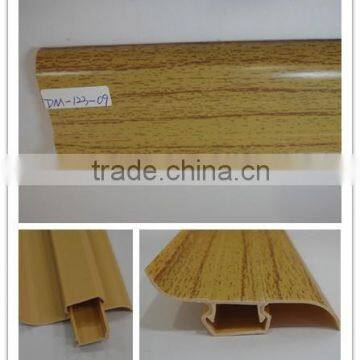 wood grain wallbase PVC skirting