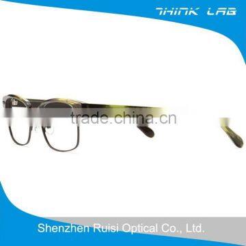 Metal and plastic combination optical glasses wholesale optical eyeglasses frame