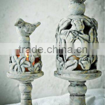 H133 shabby chic candle holder home decoration