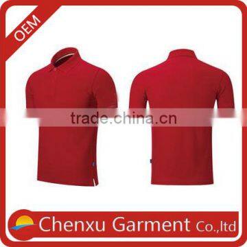 custom cotton plain red polo shirts custom embroidery mens