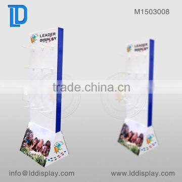 Hook displays, hanging peg displays, cardboard POS stand