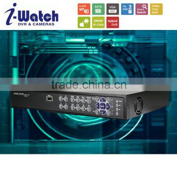 IW-1401T-A H.264 HP ONVIF IP CAM 8CH Hybrid DVR