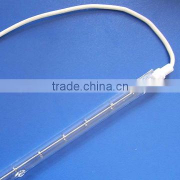 quartz infrared heating element tungsten halogen lamp