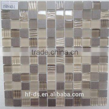 marble mixed glass mosaic