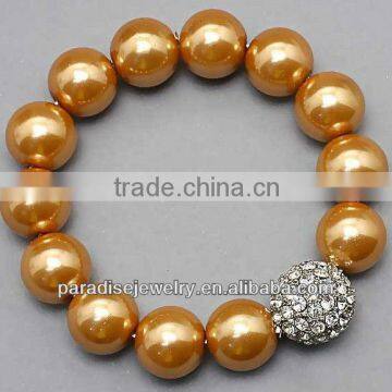 Wholesale Vintage design crystal beaded Bracelet-14pcs/row-B22037-2