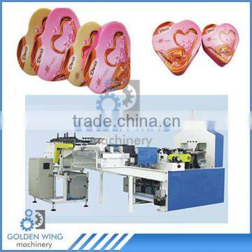 Automatic Metal Heart-shape Gift Tin Can Container Making Machine