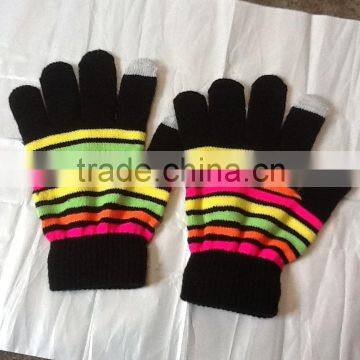 Children Gloves Adult Winter Gloves Lady Mitten Acrylic Glove Magic Stretch Glove Men's Glove Multi Color Glove Ladies Mitten