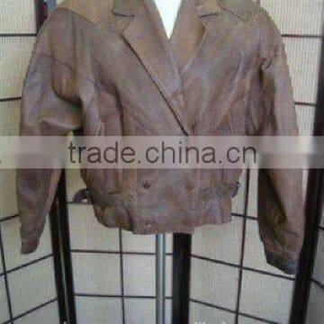 Nice Brown Ladies Leather Coat