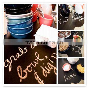2014 new arrival eco-friendly how to sew oilcloth fabric things to make with chalkboard cloth