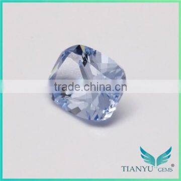 Wuzhou Gems Processing Loose 104# Synthetic Blue Nano Spinel Gemstone photo-3