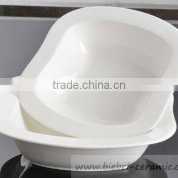 18, 19, 20 oz Big Fruit Ceramic Porcelain Salad Dessert Soup Bowls For Hotel Restaurant With All Size Wholesale