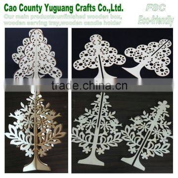 Decoration Xmas tree,foldable wooden Christmas tree,laser cut Christmas tree