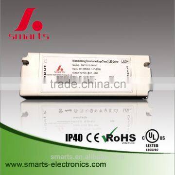 etl ul cul approved triac dimmable 12v 48w 50w led driver