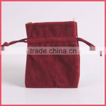 2014 Hot Sell Small Velvet Drawstring Pen Bags Wholesale