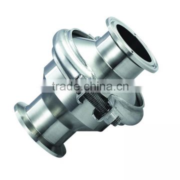 sanitary manual directional non-return valve cf8m female thread