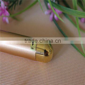 24K Gold Plated Gilding Ultrasonic Micro Vibration Facial Massager Face Beauty Bar photo-4