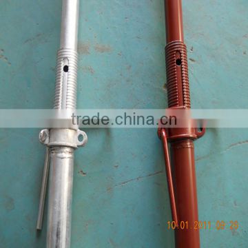 Adjustable powder coated scaffolding