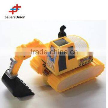 No.1 Yiwu Commission Agent Remote Control Electric Toy Car Motors Cheaper Popular Mini Navvy Toy With Light for Kids 14*8*9.5CM