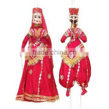 wood puppet, puppets for sale, indian puppets made in India Rich Art And Craft