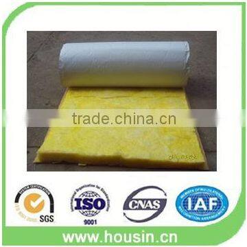 pvc faced fiber glass wool blanket building material