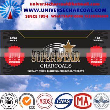 huqqa OEM sheesha shisha charcoal tablets argliah arglieh chillim hitboo