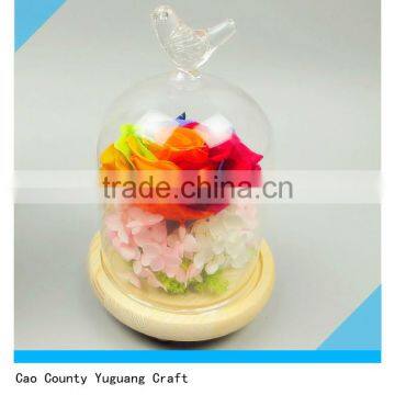 Natural Pine Wood Flower Plate