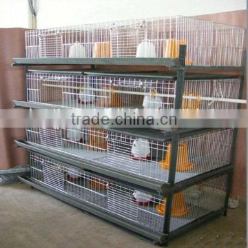 Three layers trapezoid cage for little chickens