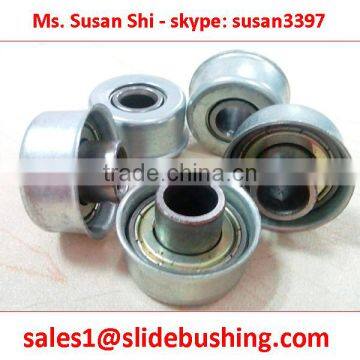 POLYCARBONATE + BEARING ROLLER 38 x 12.5-13 x 6.2 x 25 Inside Shaft ID=6.2mm Pressed Steel Skate Wheel Quotation photo-5