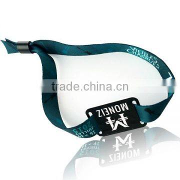 One Time Use RFID F08 Woven Fabric Wristband / Bracelet photo-3