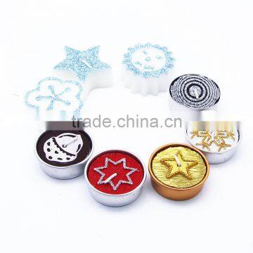 Snow Paraffin Wax Christmas Tealight,Christmas Candles 6pcs/box photo-2