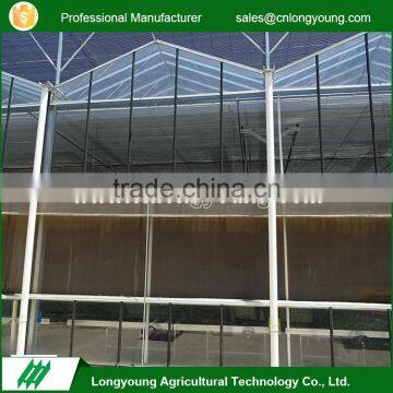 Multifunctional customizable stable structure hydroponic glass greenhouse