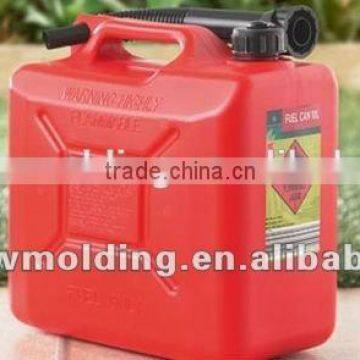 OEM Blow Molding 5L Plastic Unleaded Fuel Can With Pourer Jerry Cans Hdpe Huizhou Facatory photo-2