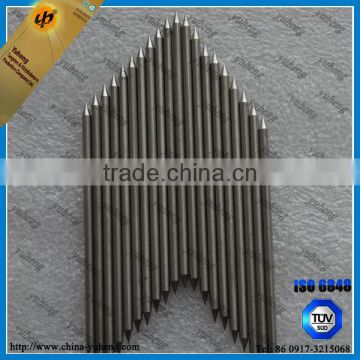 Sharpened Lanthanum-tungsten electrode