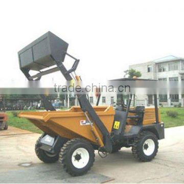 1.5 ton site dumper with front loader